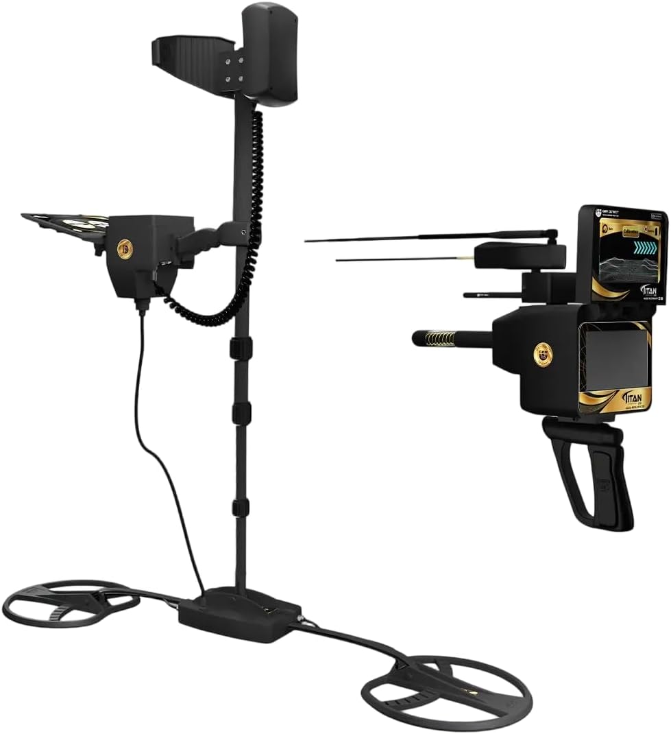 GER DETECT Titan X13 Metal Detector, Professional Treasure Hunter, Multi-System Detection Technology, 60m Depth Capability, 3000 sq.m Coverage