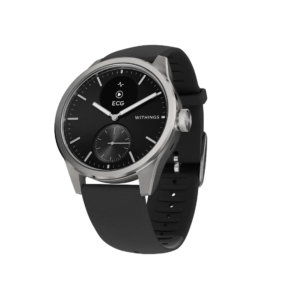 Withings ScanWatch 2, Hybrid Smartwatch, ECG, 42 mm, White