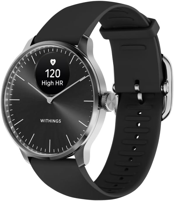 Withings ScanWatch Light - Hybrid Smart Watch, Heart Rate Tracker, Fitness Tracker, Bike Tracker, Sleep Tracking