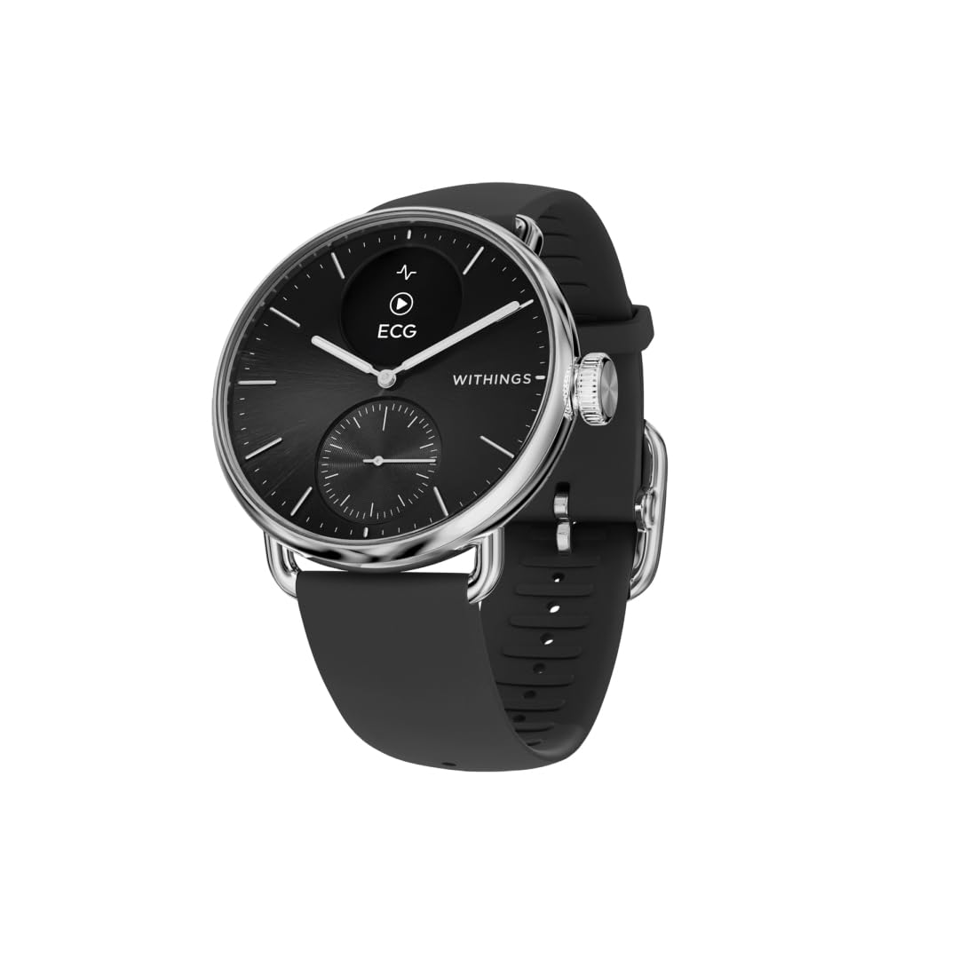 Withings ScanWatch 2, Hybrid Smartwatch, ECG, 42 mm, White