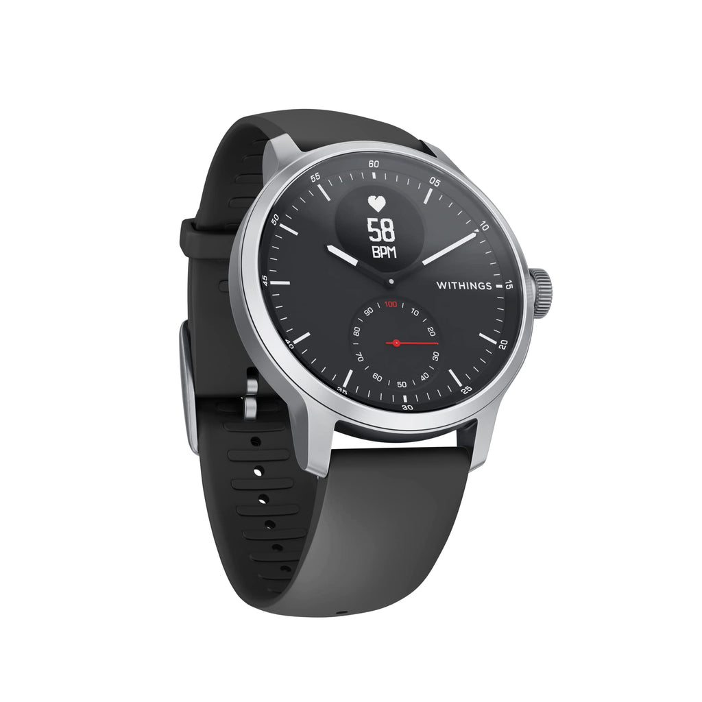 Withings ScanWatch 2, Hybrid Smartwatch, ECG, 42 mm, White