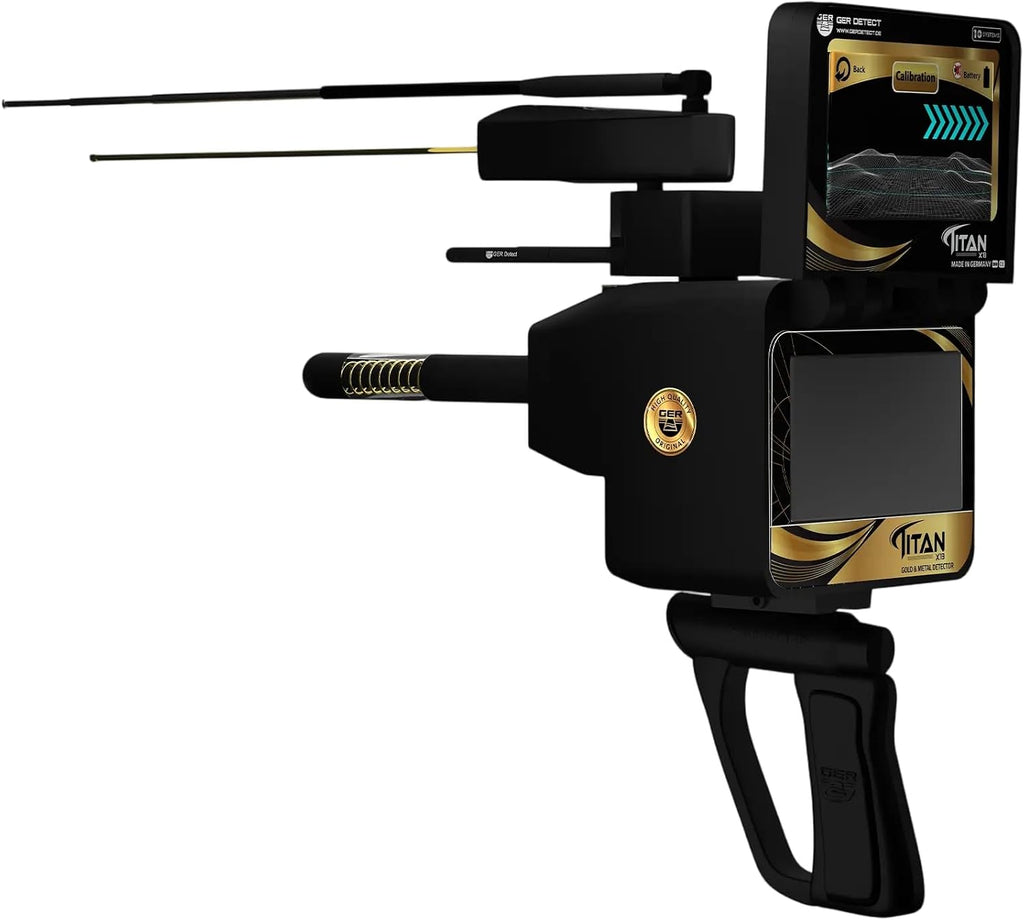 GER DETECT Titan X13 Metal Detector, Professional Treasure Hunter, Multi-System Detection Technology, 60m Depth Capability, 3000 sq.m Coverage