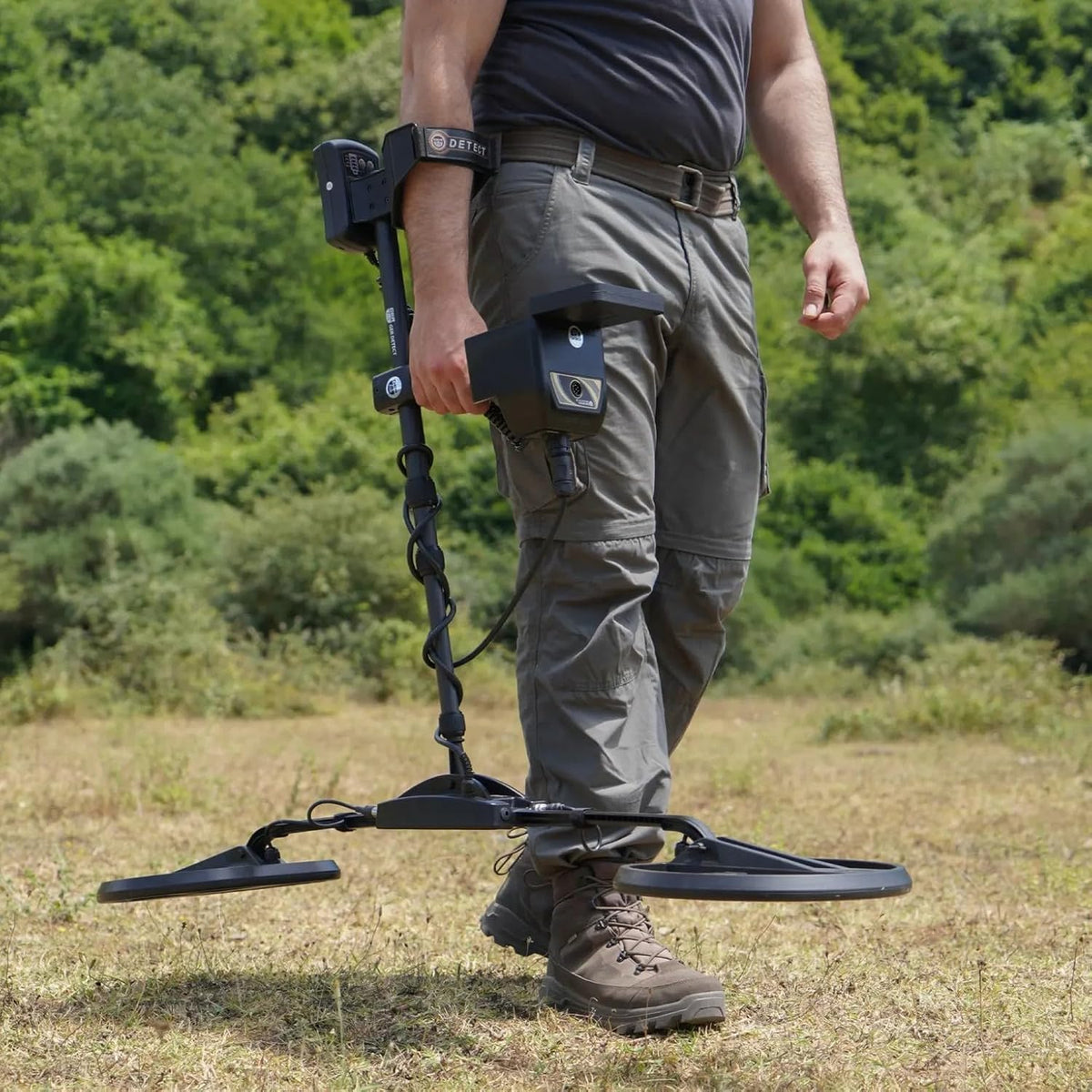 GER DETECT Titan X13 Metal Detector, Professional Treasure Hunter, Multi-System Detection Technology, 60m Depth Capability, 3000 sq.m Coverage