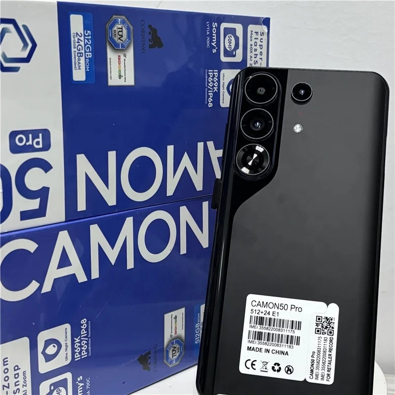 tecno 20 camon 50 pro 128gb 256gb 512gb 5g mobile phone 3g 4g smartphone