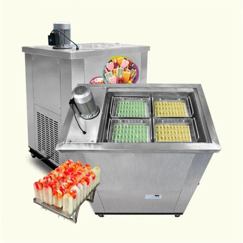Commercial Popsicle Machine / Ice Lollipop / Ice Lolly Machinemaking Machine With 4-mold