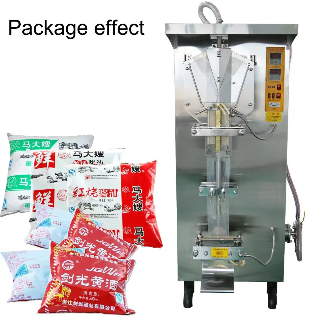 Hot Sale Stainless Steel Milk Pure Water Filling Machine Water Sachet Packing Machine