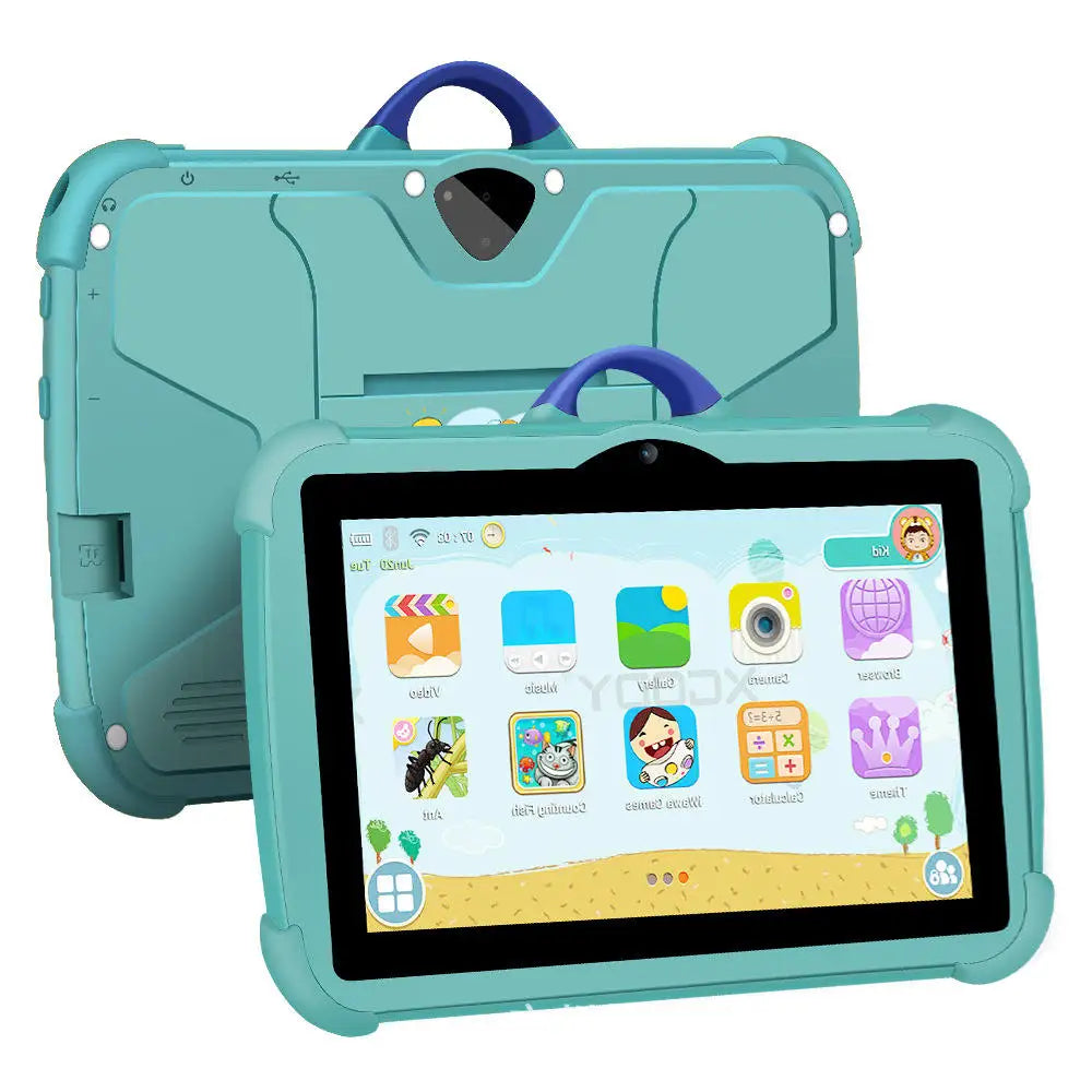 Popular7 Inch Kids Tablet PC Android 12 Built-in WIFI BT IWAWA Learning Software the Best Gift for Kids