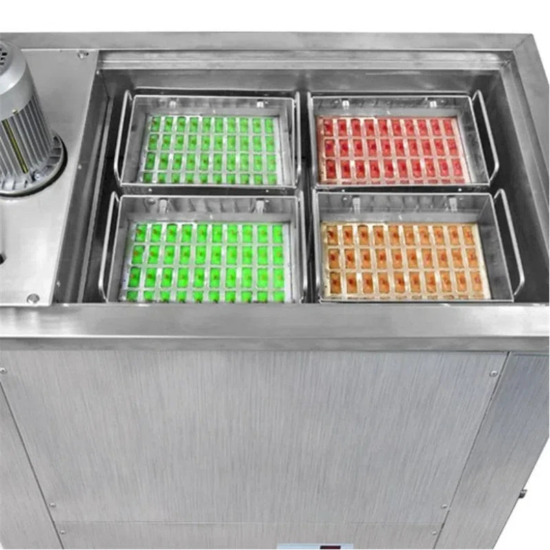 Commercial Popsicle Machine / Ice Lollipop / Ice Lolly Machinemaking Machine With 4-mold
