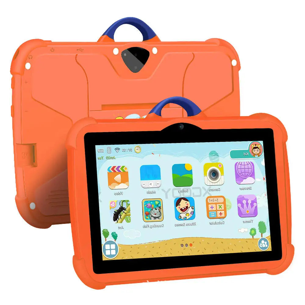 Popular7 Inch Kids Tablet PC Android 12 Built-in WIFI BT IWAWA Learning Software the Best Gift for Kids