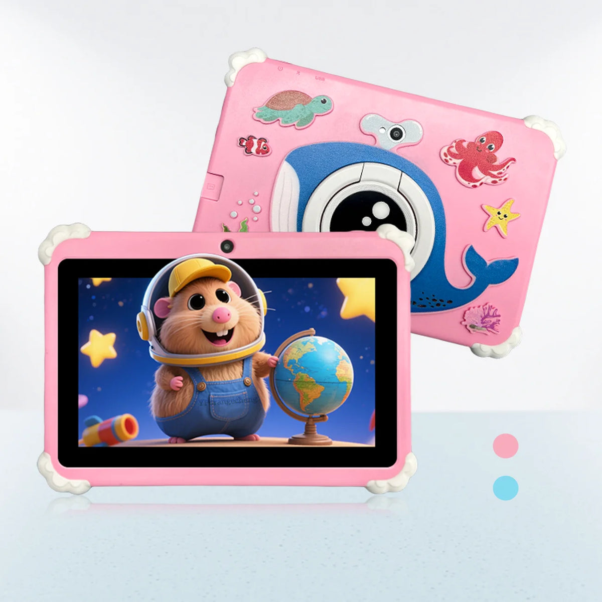 Wholesale 7-Inch Kinds Kid's Tablet PC with 3000MAH Battery 1024x600 Resolution MTK Quad Core at a Great Price