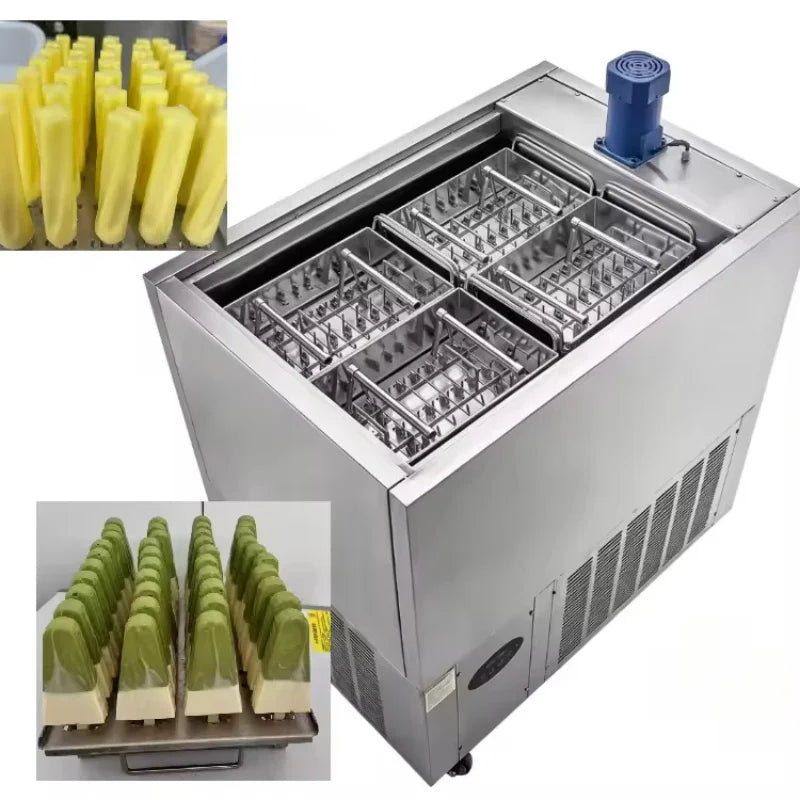 Commercial Popsicle Machine / Ice Lollipop / Ice Lolly Machinemaking Machine With 4-mold