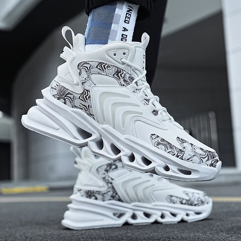 Custom High Top Blade Sole Chunky Height s Size 39-46 Designer Sneaker Ins Sport s