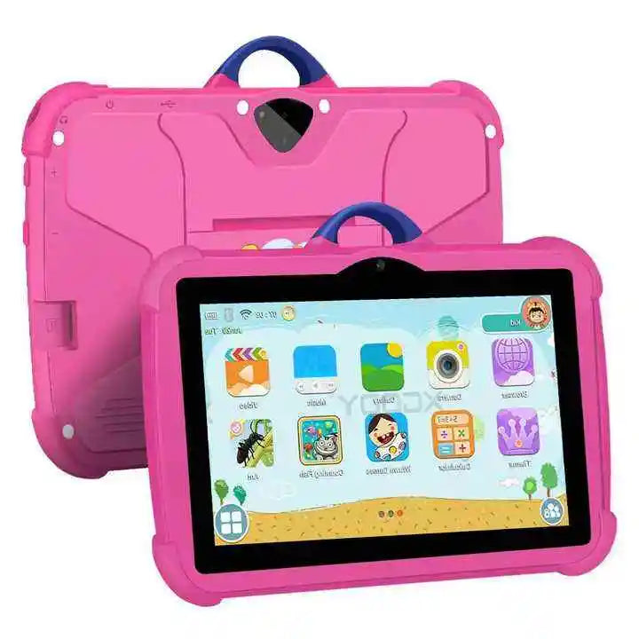 Popular7 Inch Kids Tablet PC Android 12 Built-in WIFI BT IWAWA Learning Software the Best Gift for Kids
