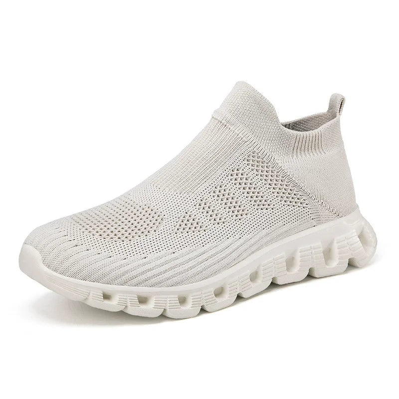 R Cotton Fabric Casual Shoes Rubber Sole Lightweight Walking Sneakers for Men Women All Seasons