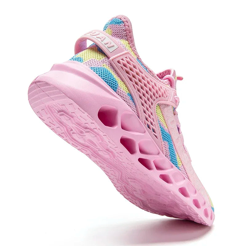 PinkM ZH230 Running Jogging Shoes Comfortable Casual Sneakers Outdoor Breathable Mesh Women Light Shock-absorption Sports Shoe