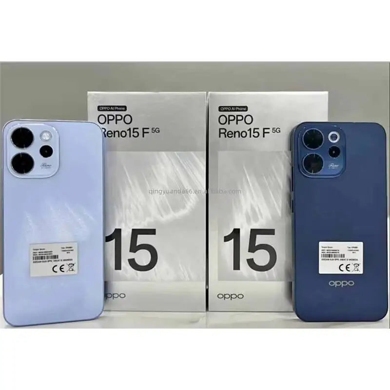 OP PO Reno15 F Global Version Smartphone 6.57'' Amoled 120Hz Snap Dragon 6 Gen 1 7000mAh 80W esim Mobile Phone
