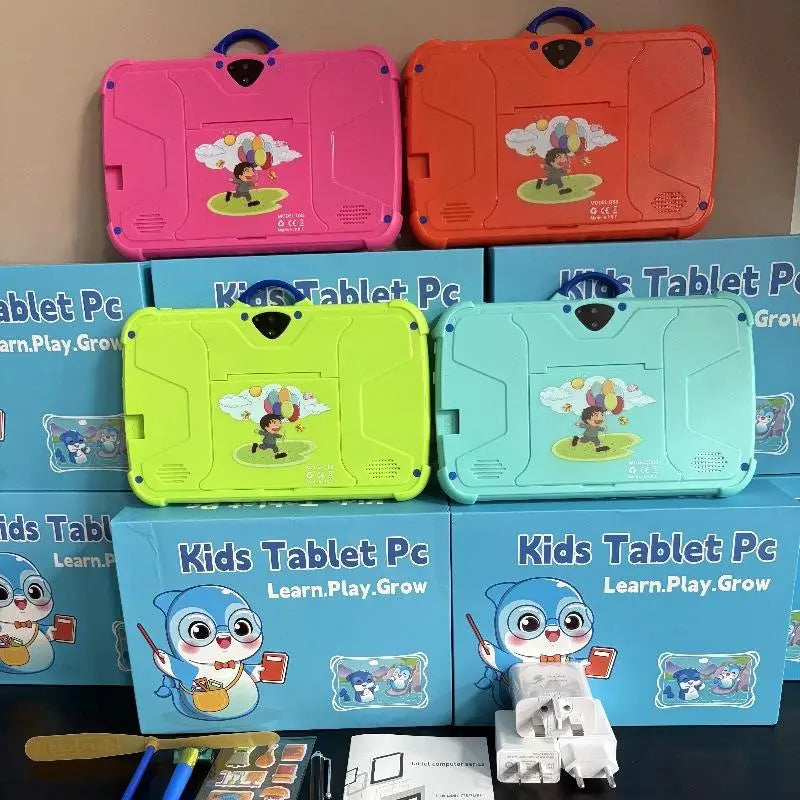 Popular7 Inch Kids Tablet PC Android 12 Built-in WIFI BT IWAWA Learning Software the Best Gift for Kids