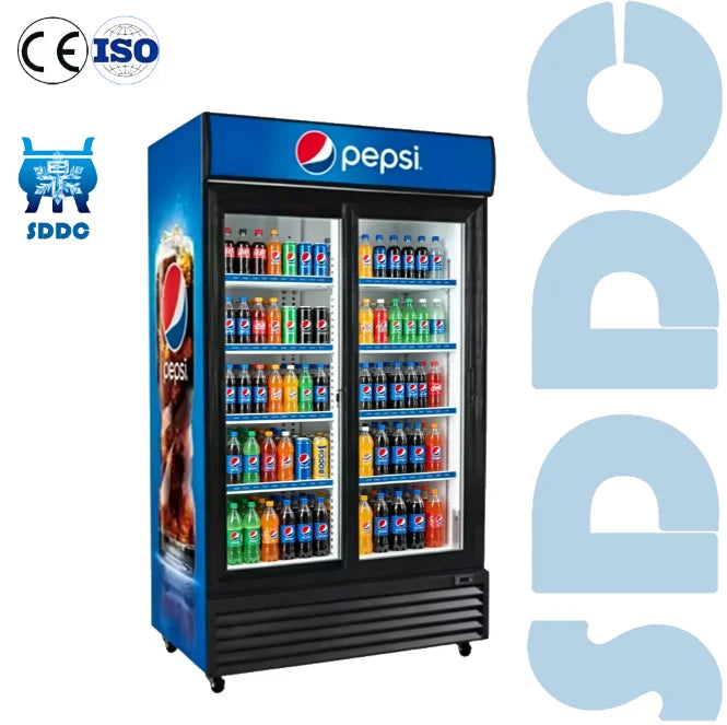 New Arrival Anti Fog Glass Upright Cooler&Freezer Large Capacity for Supermarket Backroom