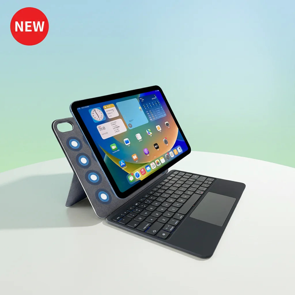 Detachable Magnetic Keyboard Case for iPad 10th Generation 10.9 Inch Backlit Wireless Bluetooth Keyboard Folio USB C