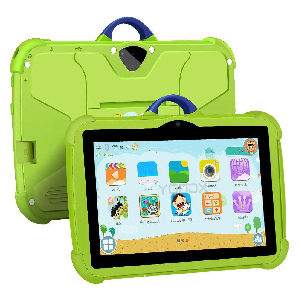 Popular7 Inch Kids Tablet PC Android 12 Built-in WIFI BT IWAWA Learning Software the Best Gift for Kids