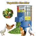 New Stainless Steel Vegetable Chopper Shredder Machine High Efficiency 2 Ton/H Capacity Electric Poultry Livestock Animal Feed