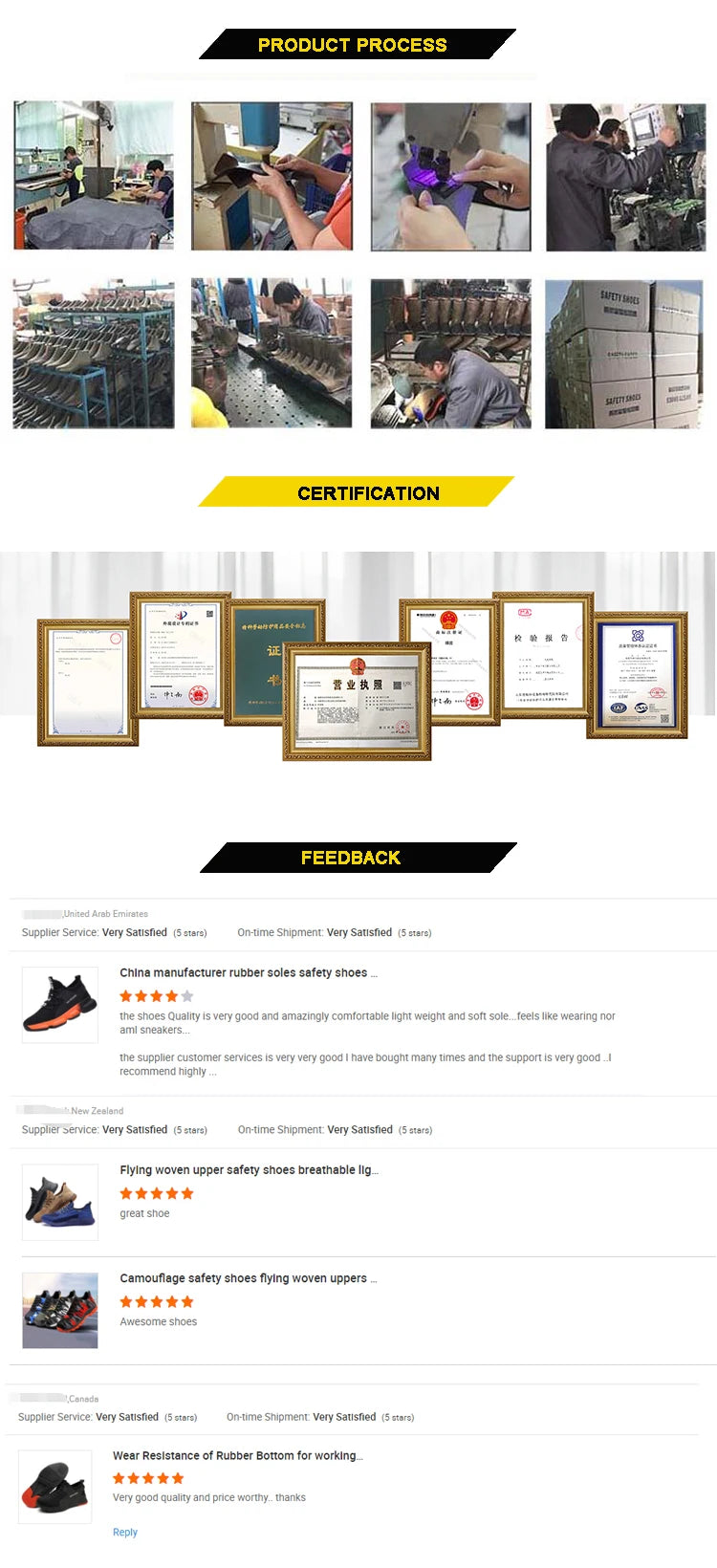 SAFETYLEADERS Factory Hot Sale Work Safety Shoes for Clean Room Laboratory Upper Visitor