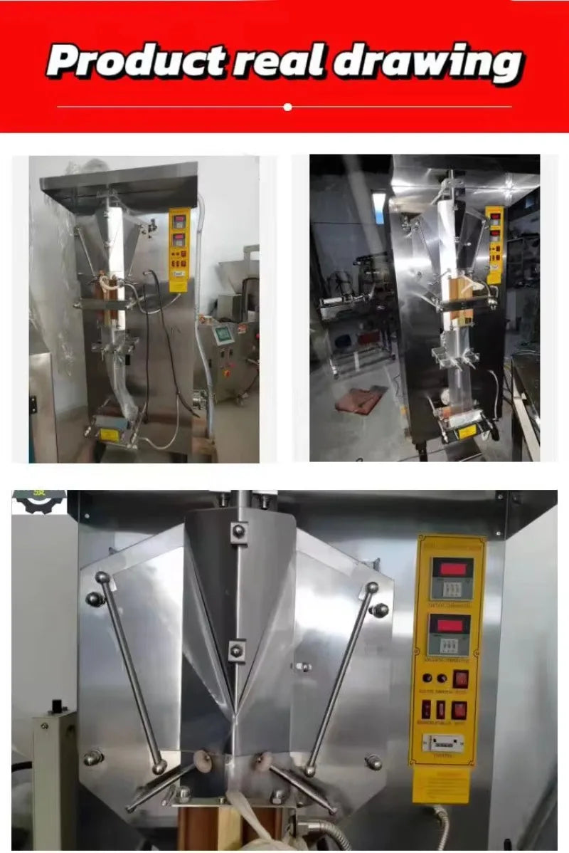 Customized Automatic Production Plastic Bag Drinking Pure Sachet Water Filling Machine Making Packaging for Africa vertical