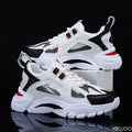 New Men's Shoes Spring  Autumn Breathable Mesh Shoes Thick soled Height Increasing Shoes Men's Versatile Trendy Sports Shoes