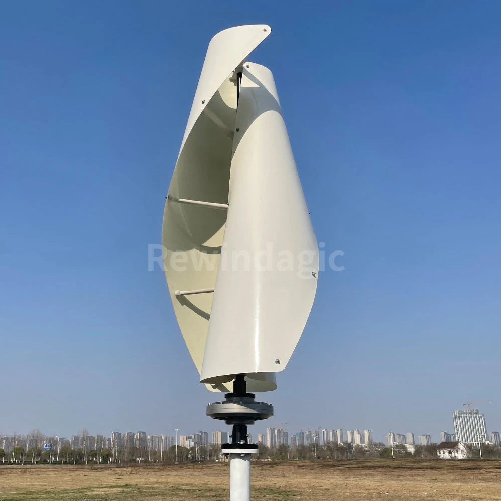 10000W 15KW 20KW Low Speed Vertical Axis Wind Turbine 12V 24V 48V High Power Off-grid Grid Connection Wind Controller for Home