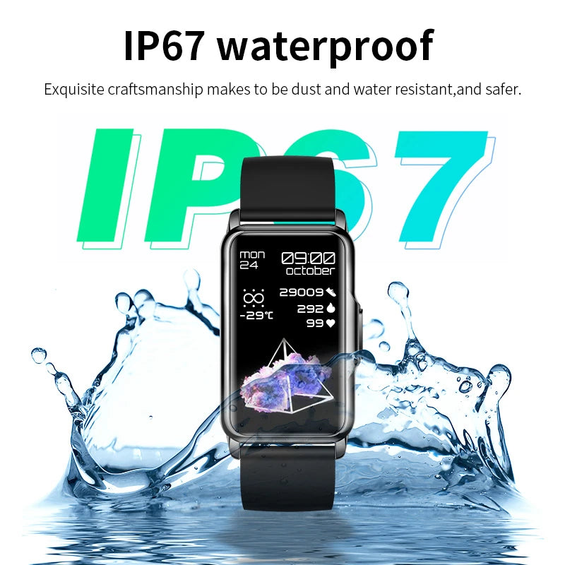 LIGE New Fitness Tracker Bracelet Smart Watch for Women Men Sports Band Pedometer Heart Rate Sleep Monitor Waterproof Smartwatch