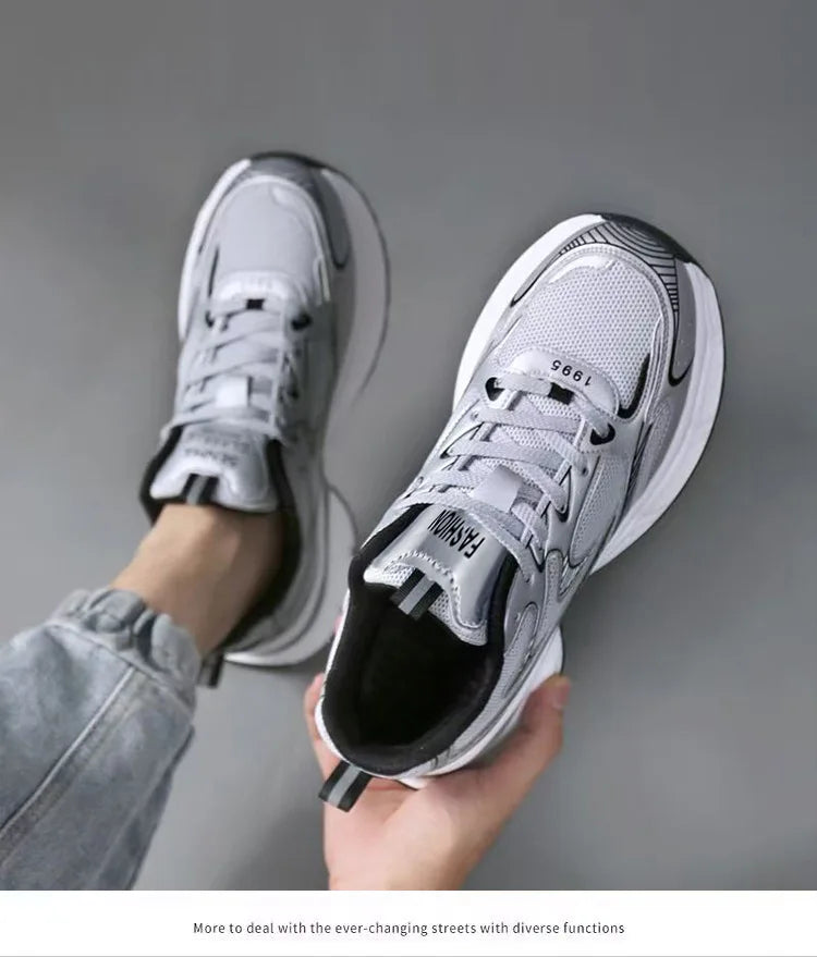 Men's Summer Breathable Mesh Casual Sports Shoes 2026 New Dad Sneakers Comfortable Lightweight Footwear for Active Men