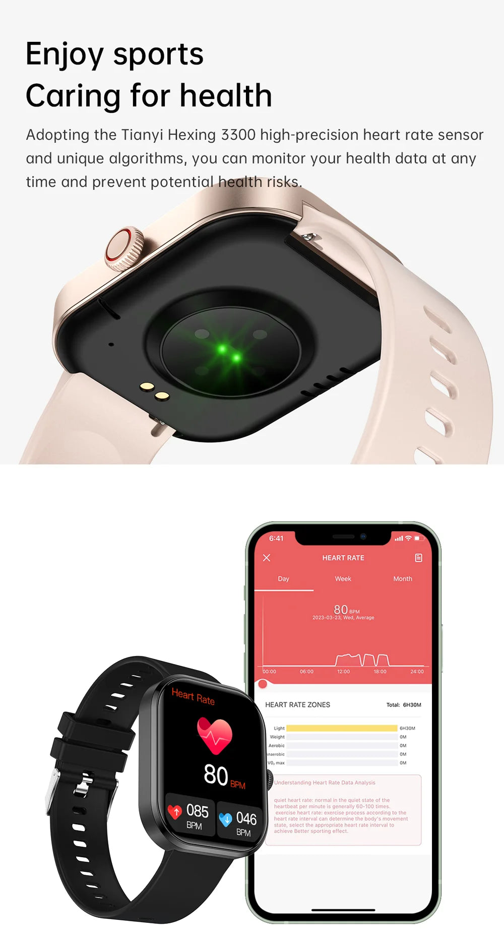 LIGE Smart Watches Ladies Bluetooth Call Sport Bracelet for Android IOS Women‘s Health Monitor Gift Music Clock Smartwatch Pink