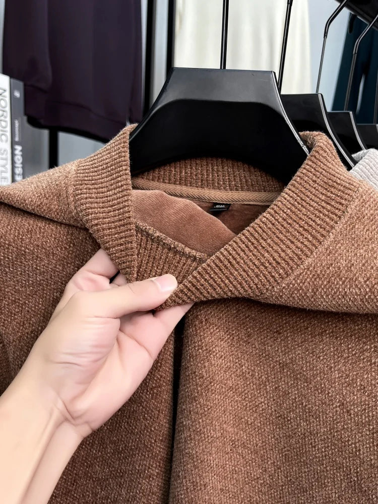 Luxury Trend Brand Pullover Men's knitted New High-quality Korean exquisite embroidery comfort round neck fashion golf sweater
