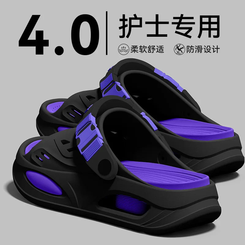Arch Support Slippers for Men, 2026 New Summer Wear, Wear-Resistant EVA Anti-Skid and Odor Proof Driving Thick Soled Sandals