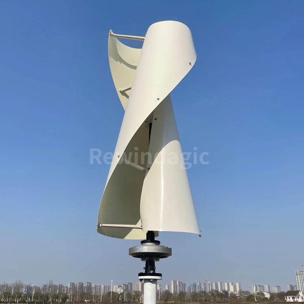 10000W 15KW 20KW Low Speed Vertical Axis Wind Turbine 12V 24V 48V High Power Off-grid Grid Connection Wind Controller for Home
