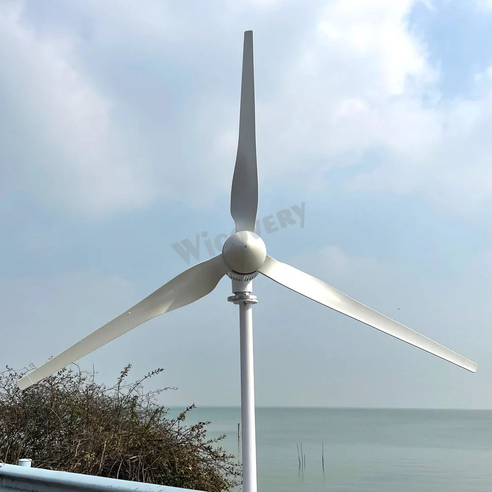 China Factory Wind Turbine Generator 10KW 20KW With Charge Controller 24V 48V 96V 3 Blades Wind Generator Yacht Farm for Home
