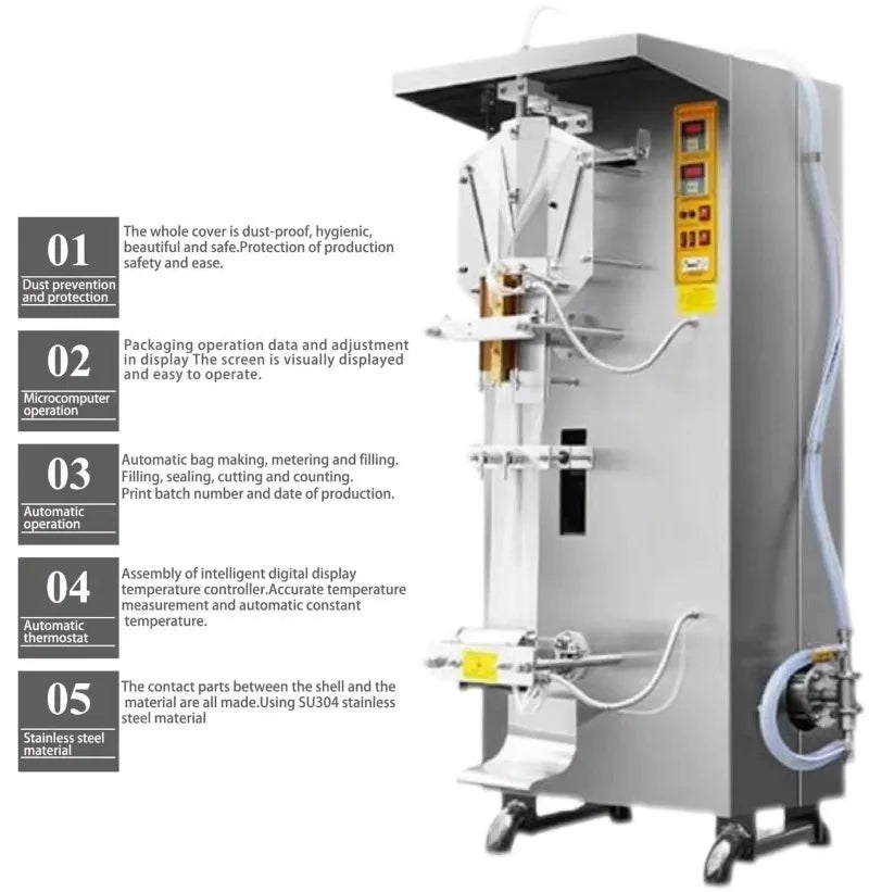 Customized Automatic Production Plastic Bag Drinking Pure Sachet Water Filling Machine Making Packaging for Africa vertical