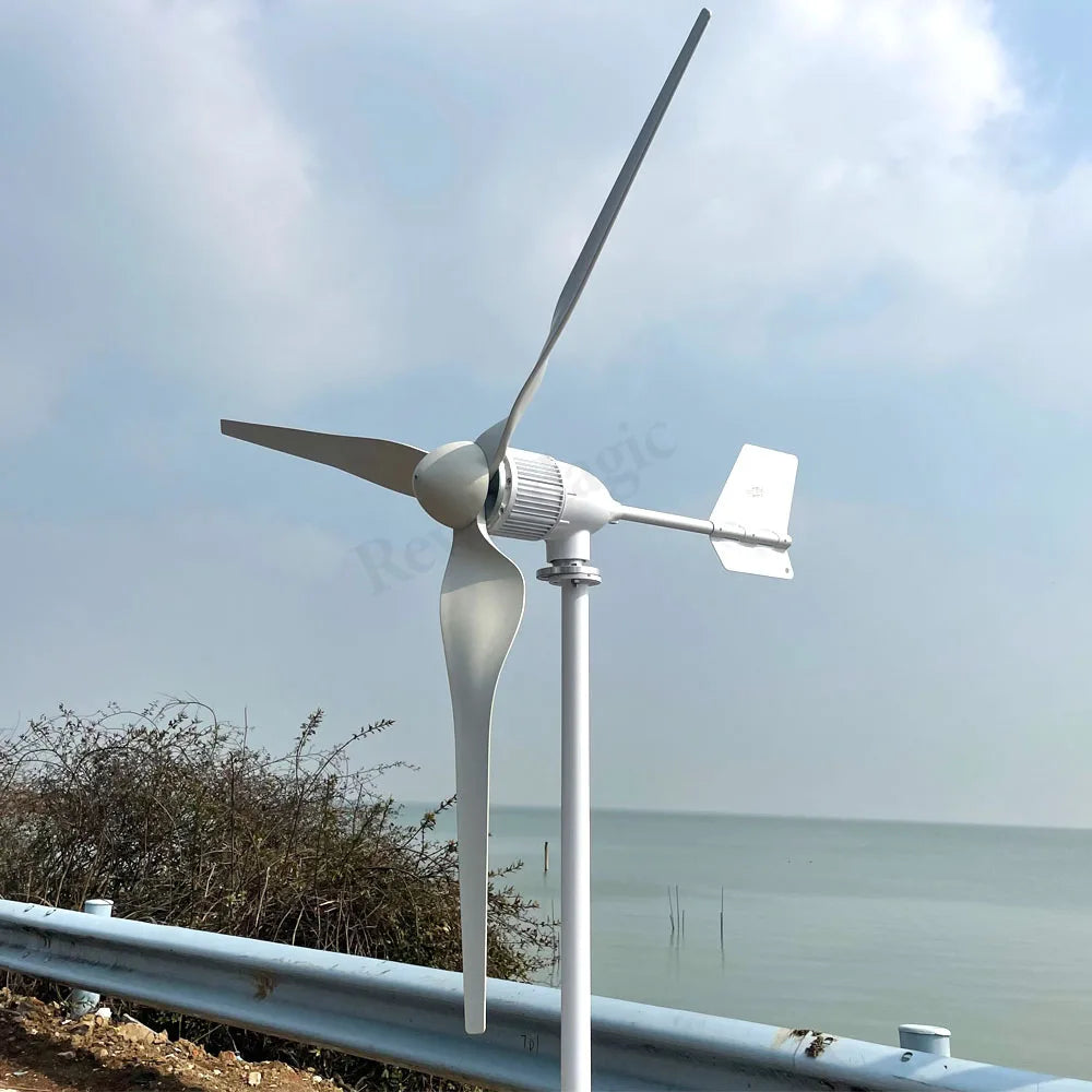 Factory Sales New Version Horizontal Axis Wind Turbine Large Blades Low Wind Speed 20KW 30KW 12V 48V 24V Home Appliance