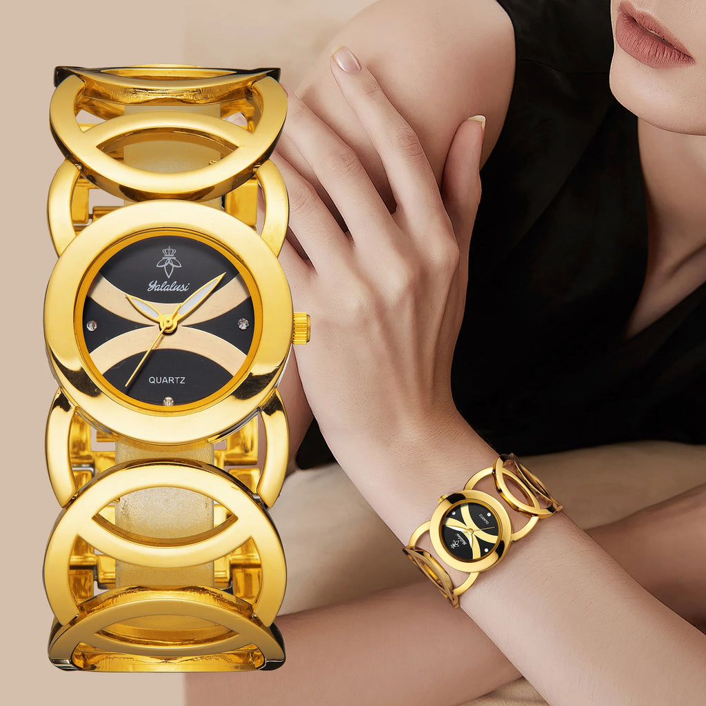 Women's Fashion Bracelet Watch: A Luxurious, Elegant, Water-Resistant Quartz Timepiece – The Perfect Gift Reloj Mujer Montre