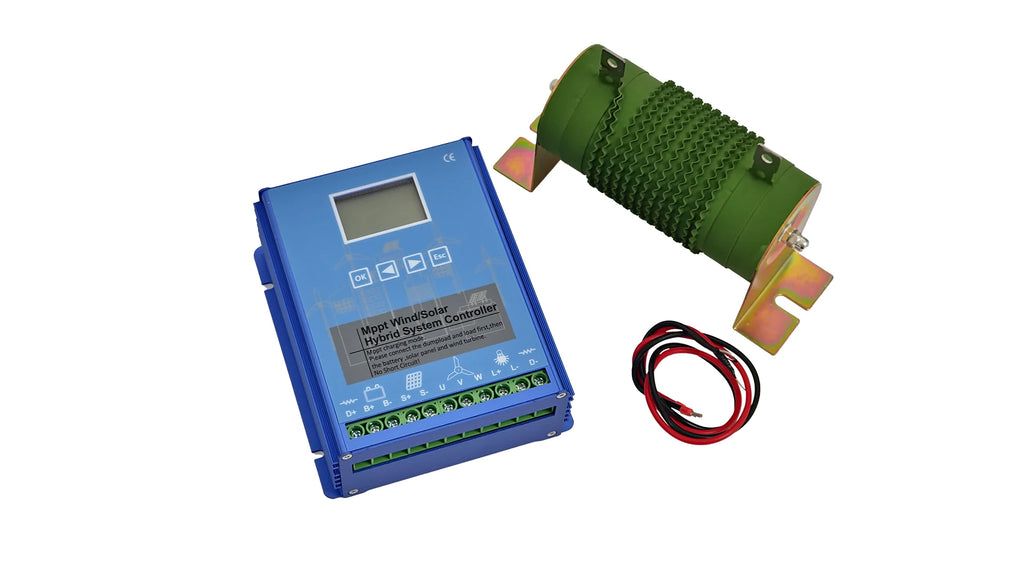 Free Energy 20000W 12V 24V 48V 2Blades Wind Power Turbine Generator With Mppt Charge Controller Vertical Axis For Farm Home Use