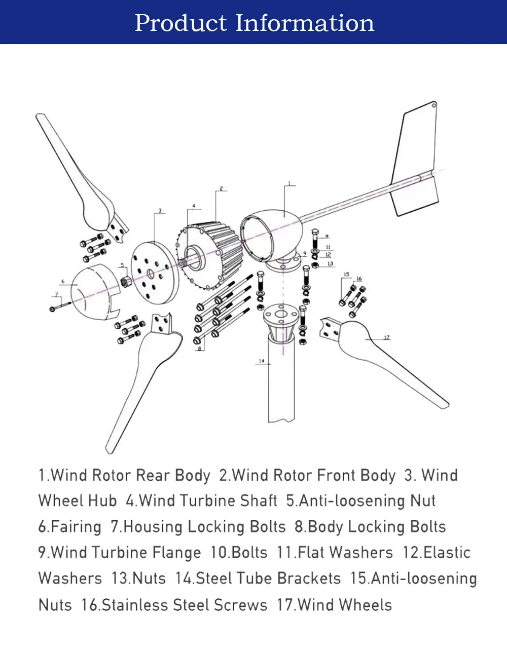 China Factory Wind Turbine Generator 10KW 20KW With Charge Controller 24V 48V 96V 3 Blades Wind Generator Yacht Farm for Home