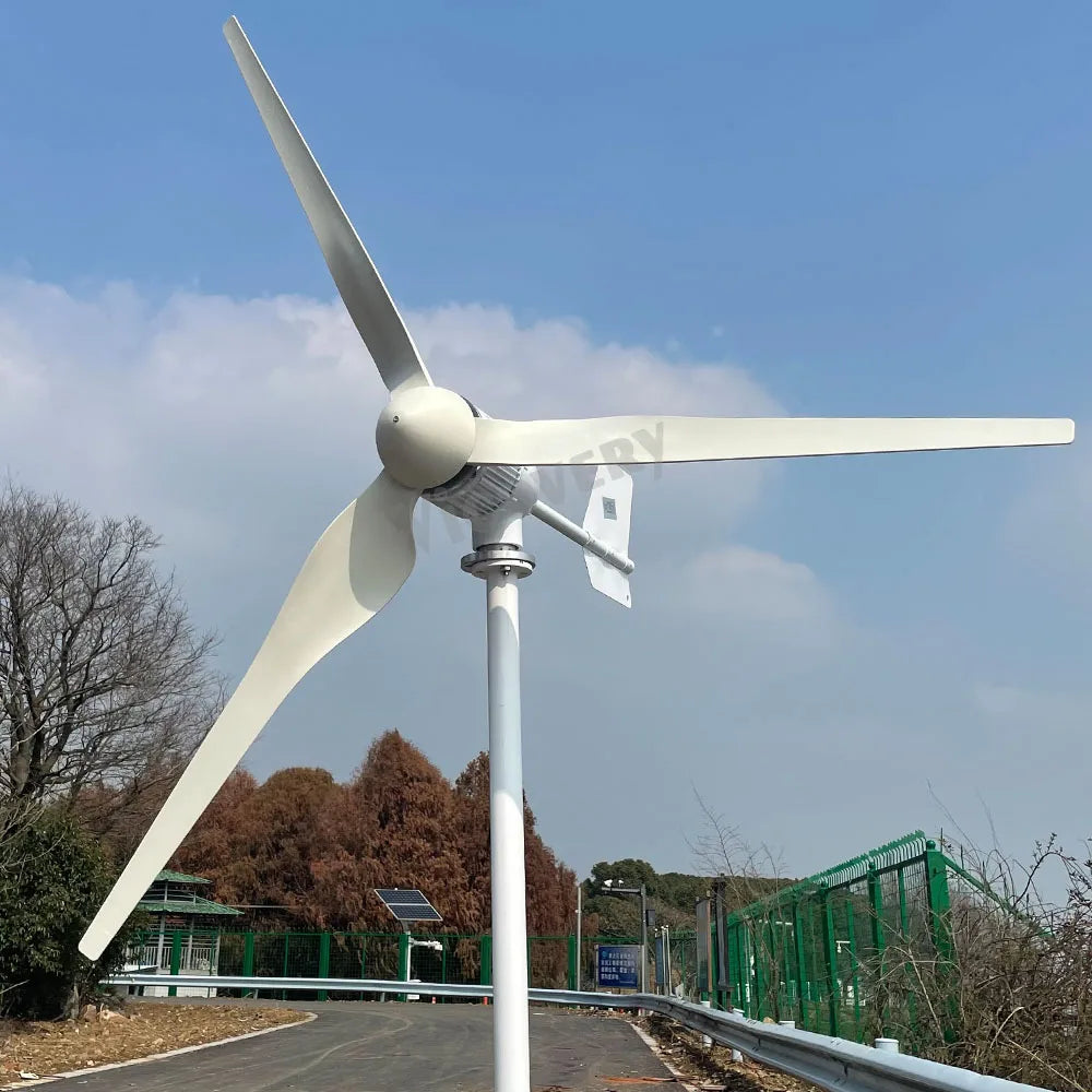 China Factory Wind Turbine Generator 10KW 20KW With Charge Controller 24V 48V 96V 3 Blades Wind Generator Yacht Farm for Home