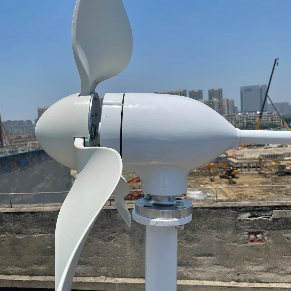 Factory Sales New Version Horizontal Axis Wind Turbine Large Blades Low Wind Speed 20KW 30KW 12V 48V 24V Home Appliance