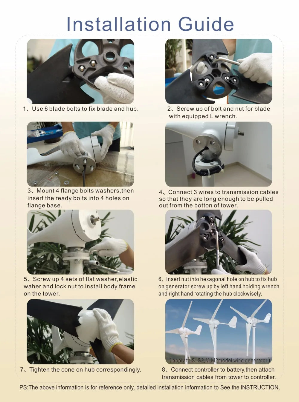 China Factory Wind Turbine Generator 10KW 20KW With Charge Controller 24V 48V 96V 3 Blades Wind Generator Yacht Farm for Home