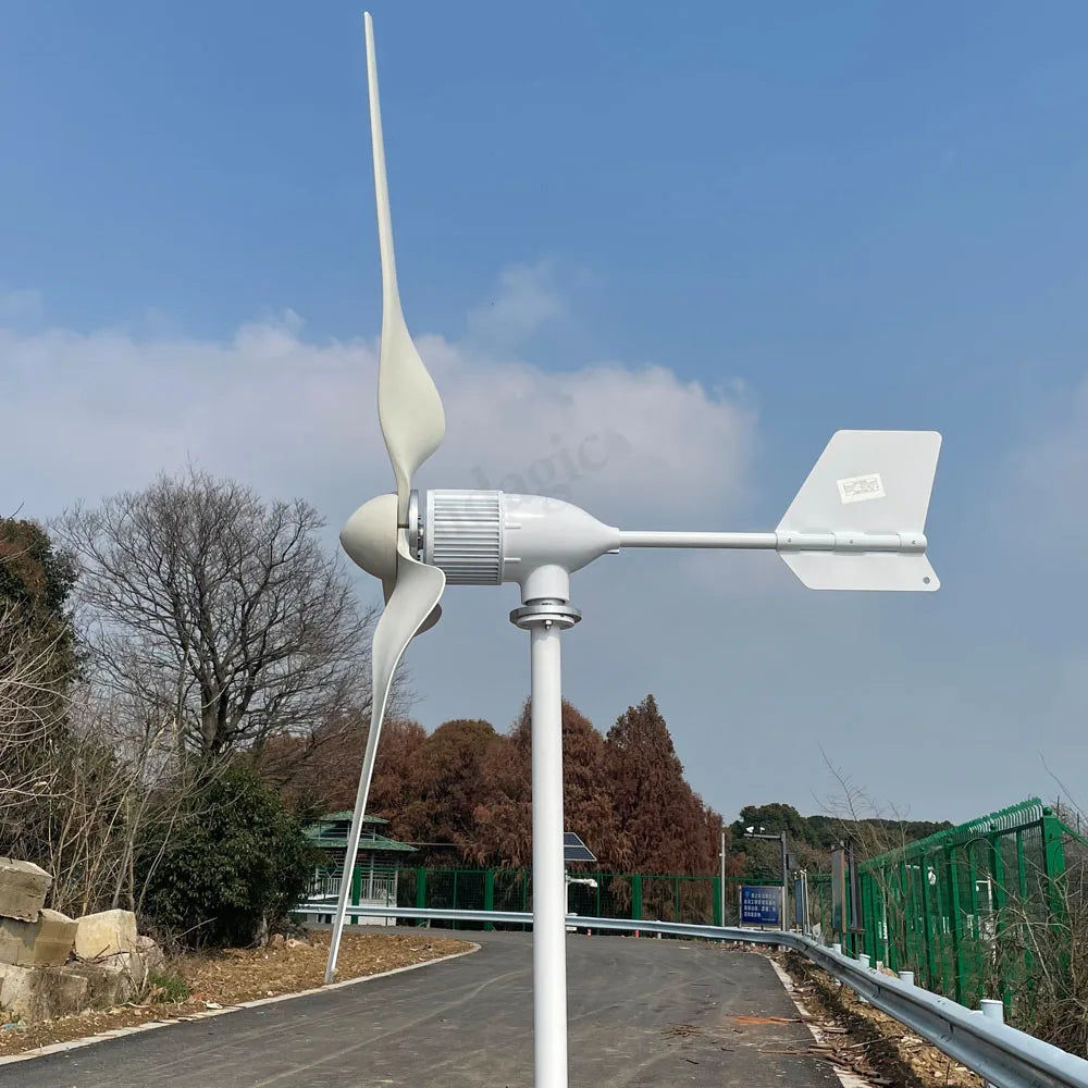 Factory Sales New Version Horizontal Axis Wind Turbine Large Blades Low Wind Speed 20KW 30KW 12V 48V 24V Home Appliance