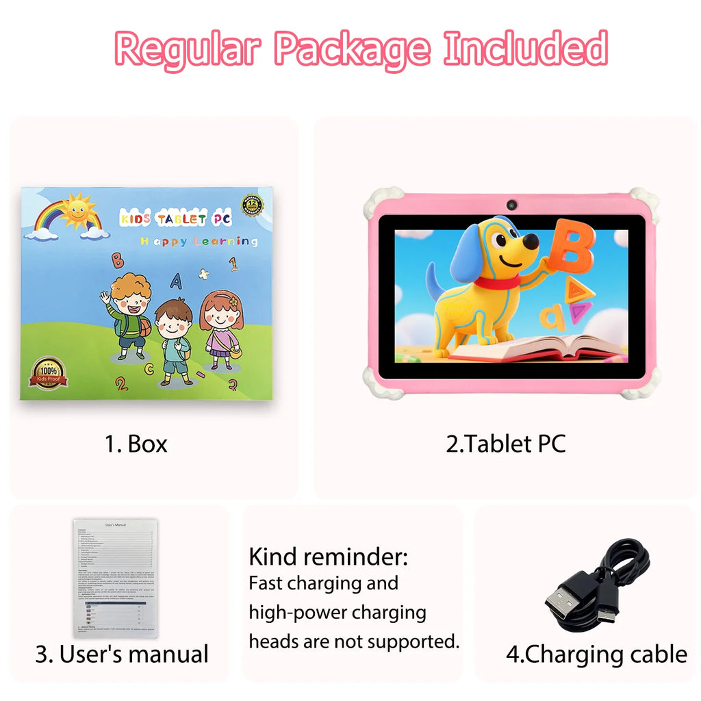 Wholesale 7 Inch Tablet PC for Kids 3000MAH Battery 1024x600 Resolution MTK Quad Core with Competitive Price