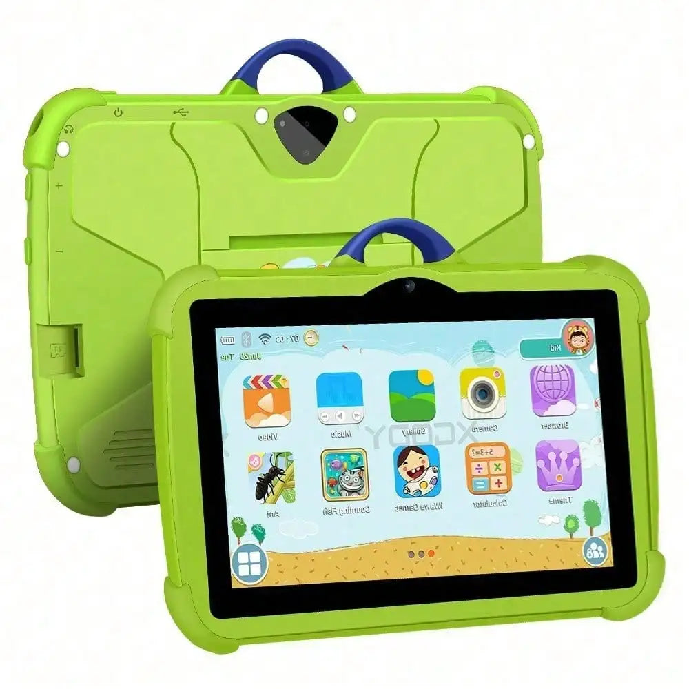 7-Inch Educational Tablet Android 13, 4GB + 64GB Quad Core, IPS HD Display, Parental Controls & Learning Games, Silicone Case, For Students
