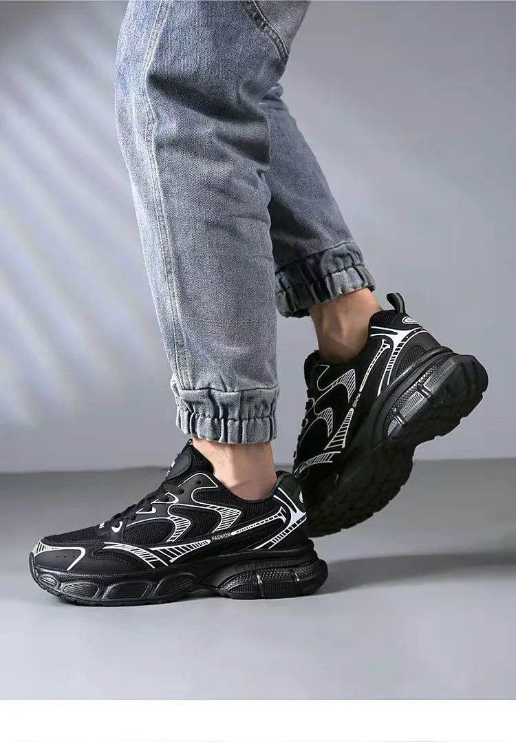 Men's Summer Breathable Mesh Casual Sports Shoes 2026 New Dad Sneakers Comfortable Lightweight Footwear for Active Men