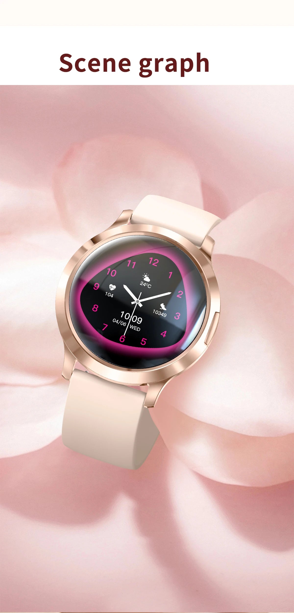 New Smart Watch Women 1.32"Ultra-thin AMOLED HD Screen Sport Fitness Bracelet Custom Watch Face Bluetooth Call Luxury Smartwatch