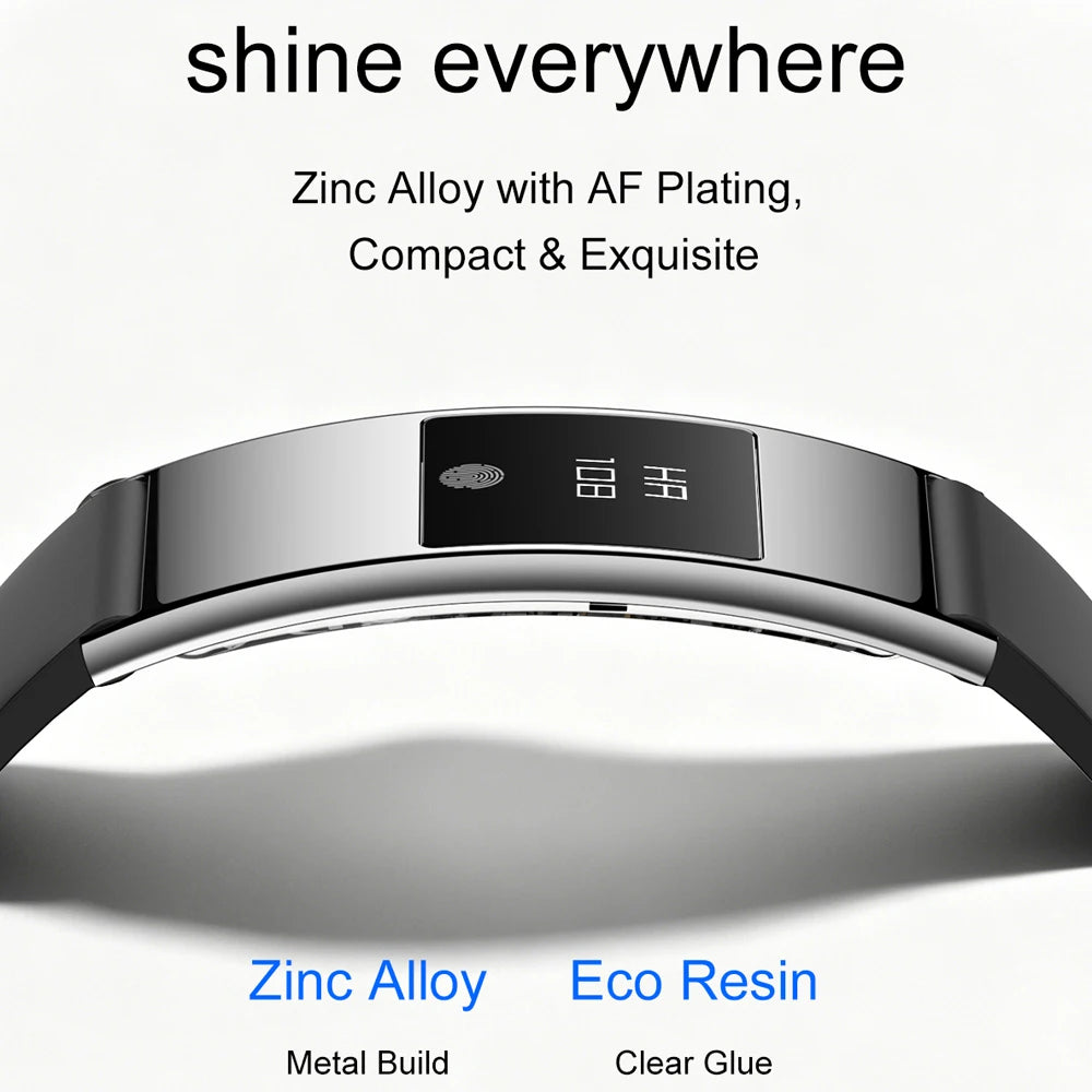 2026New 4.9mm Ultra-Thin SmartBracelet 24/7Health Monitoring IP68 Waterproof  Sports Mode Bluetooth Call Smart Bracelet Women